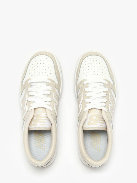 Sneakers Uit Leder New balance Wit boy BB480LBB ander zicht 4